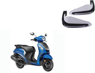 Buras NEW BEST QUALITY WHITE SHINING PROTECTIVE HANDGUARD FOR NEW FASCINO Handlebar Hand Guard