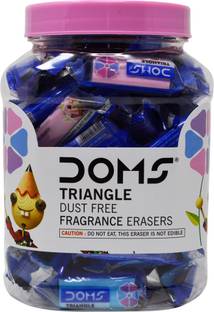 DOMS Jar of Dust Free Triangle Fragrance Non-Toxic Eraser