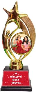 Tuelip Trophy Gift for World's Best Sister Trophy