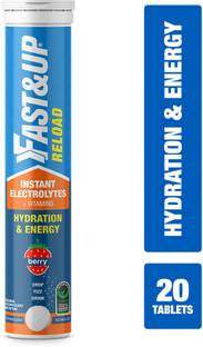 FAST&UP Reload Hydration & Energy Drink With Electrolytes - Effervescent Tablets - Berry Hydration Drink