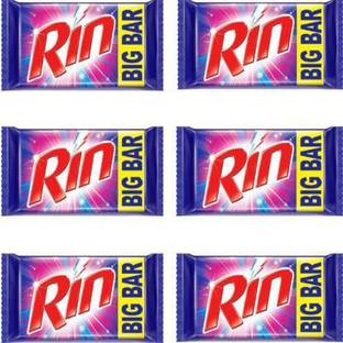 Rin Bar ( Pack Of 6 )250 Gm Soap Detergent Bar soap 6060 Detergent Bar