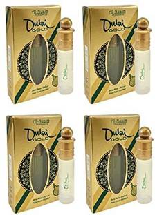 Al Nuaim DUBAI GOLD PACK 0F 4 6 ML ATTAR Floral Attar