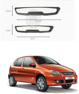 PECUNIA Car Door Edge Guards Defender Auto Door Ding Scratch Protector Truck Rubber Trim Guard Sticker Exterior Car Accessories for Most Car (white Silver,4 Pieces) a214 Matte, Glossy, Chrome Tata Indica eV2 eLS Side Garnish