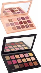 D.B.Z. Professional Combo of Nude Eye Shadow Palette and Textured Rose Gold Eyeshadow