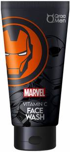 Qraa Iron Man Frame Freezer -Anti Ageing Vitamin-C  Face Wash