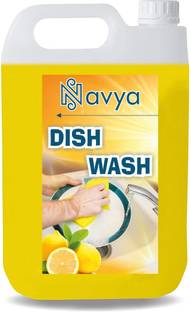 NAVYA 5 LTR Non Acidic dish wash Liquid Detergent (5 l) Dishwash Bar