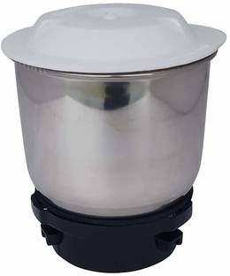 PMW PREETHI Steel 3 Lock Small Jar for Galaxy/Spice/Crystal Mixer Models - 1 Jar Mixer Juicer Jar