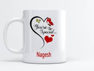 MM9E You Are So Special Nagesh Printed , I Love You Nagesh , Nagesh Name ,Valentine's day , Anniversary Gift , Happy Birthday Gift , Rakhi , Husband, Brother Ceramic Coffee Mug
