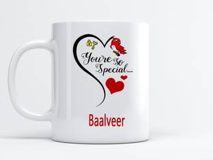 MM9E You Are So Special Baalveer Printed , I Love You Baalveer , Baalveer Name Ceramic Coffee Mug