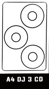 ROYAL STIC DJ 3 CD Permanent Paper Label