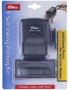 SHINY S-883 Self Inking Stamp Printing Kit DIY Set Self-Making
