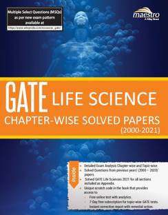 GATE Life Science Chapter-Wise Solved Papers  - (2000 - 2021)