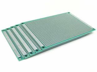 IDUINO 5 Piece Double Sided Prototype Universal PCB Print Circuit Board 9 x 15 cm Green, 5.91" Width, 3.54" Length Electronic Components Electronic Hobby Kit