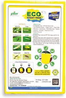 Green Revolution Yellow/Blue Sticky Trap A4 Size Pack of 1 (25 Pieces)