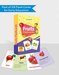 gurukanth Fruits Flash Cards Easy & Fun way of Learning