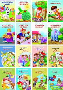 Little Kids Story Books (Set Of 16 Books) Story Book For Kids
