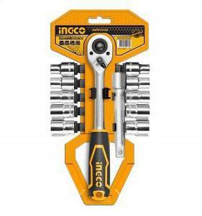 INGCO TOOLS MASTER INGCO HKTS14122 12PCS 1/4INCH DR SOCKET SET HANGER PACKING HEAVY DUTY BIKE REPAIR// TOOL KIT// REPAIR TOOL KIT// HOME TOOL KIT. Socket Set