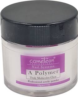 CL2 Cameleon Acrylic Powder | Crystal Nail Art Tip Builder Clear Acrylic Nail Powder 28g