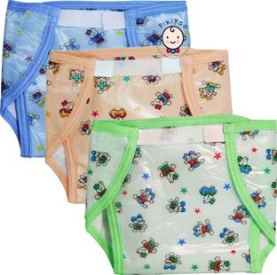 PIKIPOO Baby Kids PVC (Plastic) Diaper Joker Padded Reusable Waterproof Potti Training Baby Nappy Panty For 6-9 Months