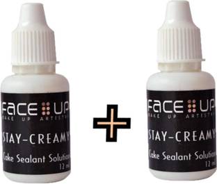 FACE UP CAKE SEALANT, STAY CREAMY, DURALINE SEALANT, PACK OF 2,12ML Primer  - 24 ml