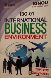 IGNOU IBO-1 (International Business Environment) English Medium
