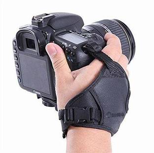 Digiom Leather Adjustable Soft Hand Grip Wrist Strap of DSLR Camera Strap
