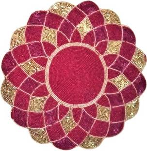 Aaditya Exports Pink 91.44 cm Reversible Table Runner