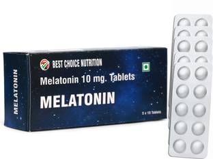 BEST CHOICE NUTRITION Melatonin 10 mg sleeping tablets (50 Veg Tablets)