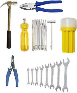 Exotic Arcade Hand Tool Kit || Set of 20 Pieces |Spanners Cutting Plier Hammer Wire Stripper Combination Screwdriver Set