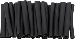 RPI SHOP - 1000 Pcs Black 10mm Polyolefin Heat Shrink Tube, Insulated Wire Wrap, 45mm(1.75" Inch) Machine Cut Pieces Heat Shrink Cable Sleeve