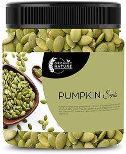 ORGANIC NATURE Pumpkin Seeds for Eating - | Kaddu Magaj Best for Weight Loss (Pack of 250 Gram) [Jar Pack] Pumpkin Seeds