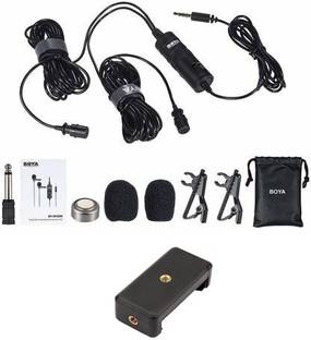 BOYA BY-M1DM with Mount2 Dual Lavalier Microphone Microphone