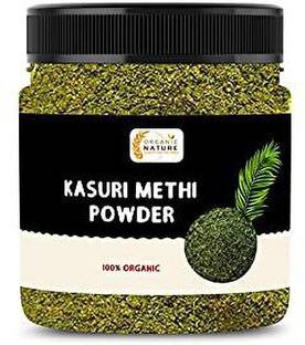 ORGANIC NATURE Kasuri Methi Powder Ready to Use 250 Gram (Jar Pack)