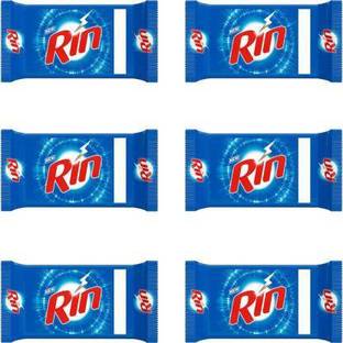 Rin 250 GM soap (PACK OF 6) Detergent Bar Detergent Bar