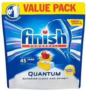 Finish Quantum Dishwasher Tablets Lemon 45's Dishwashing Detergent