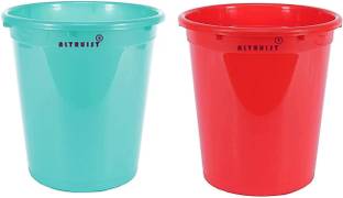 Altruist Plastic Open Smart Garbage Bin Dustbin 8 Liter, Pack of 2 Plastic Dustbin