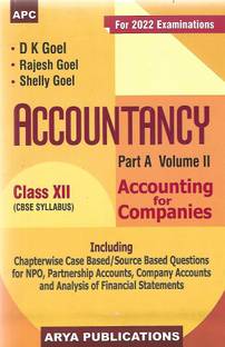 Accountancy Part-A Volume-2 Class-12