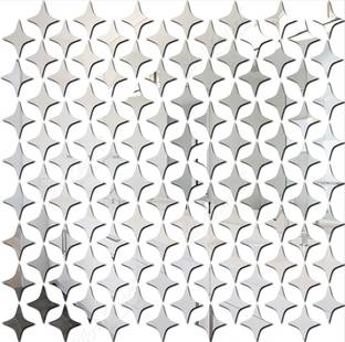 Bikri Kendra 3d acrylic mirror wall stickers Pack of 100