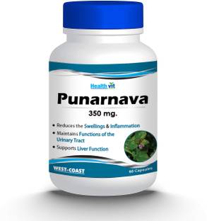 HealthVit Punarnava Powder 350mg - 60 Capsules