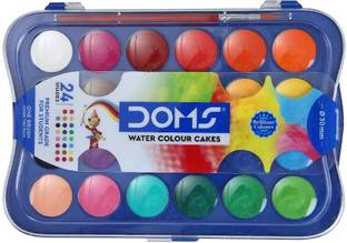DOMS Water Colour Cake 24 Shades