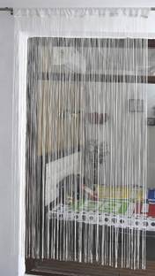 Radhey Radhey Decor 213 cm (7 ft) PVC Transparent Door Curtain Single Curtain
