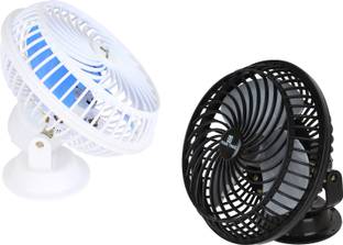 Home Tree 9inch Black And White Combo with 12 Months Warranty Energy Saving 2700 mm Table Fan