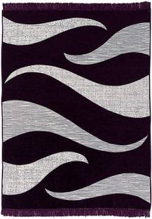 Sparrow world 5 ft  X 7 ft Chenille Carpet