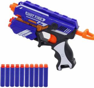 BVM GROUP 1Pcs Hot Fire Toy Gun with 10 Foam Bullets & Light Toy Guns, Durable and Safe Design, Easy to Operate Playtime Guns for Shooting Imaginary Targets toy for kids
