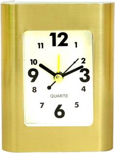 Sigaram Analog Gold Clock