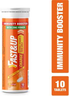 FAST&UP Charge Natural Vitamin C & Zinc Effervescent Tablets with Amla