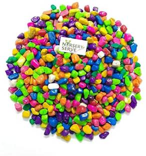 AFAST Multicolor Pabbles/Stone For Garden, Plants, Aquarium & Home Decor Marble Unplanted Substrate