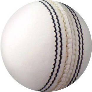 BOJ Sports Leather Club Cricket Ball White (Pack of 1, White) Cricket Leather Ball