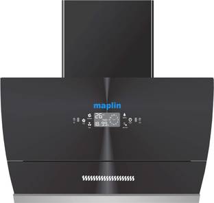 Maplin Map90-Black 1400 CMH 90 cm Auto Clean Chimney