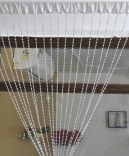 Radhey Radhey Decor 213 cm (7 ft) PVC Transparent Door Curtain Single Curtain